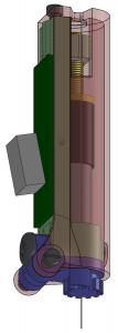 Microdrive in transparent view